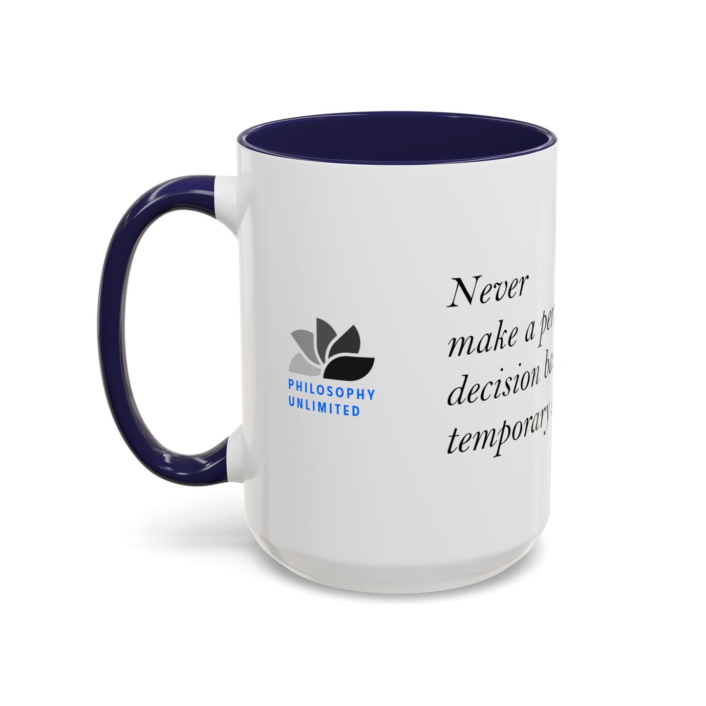 The Storm Is Over Accent™ Kaffekrus 11 oz (0,33 l) / 15 oz (0,44 l) (Hvit Tema): T. D. Jakes Quotes