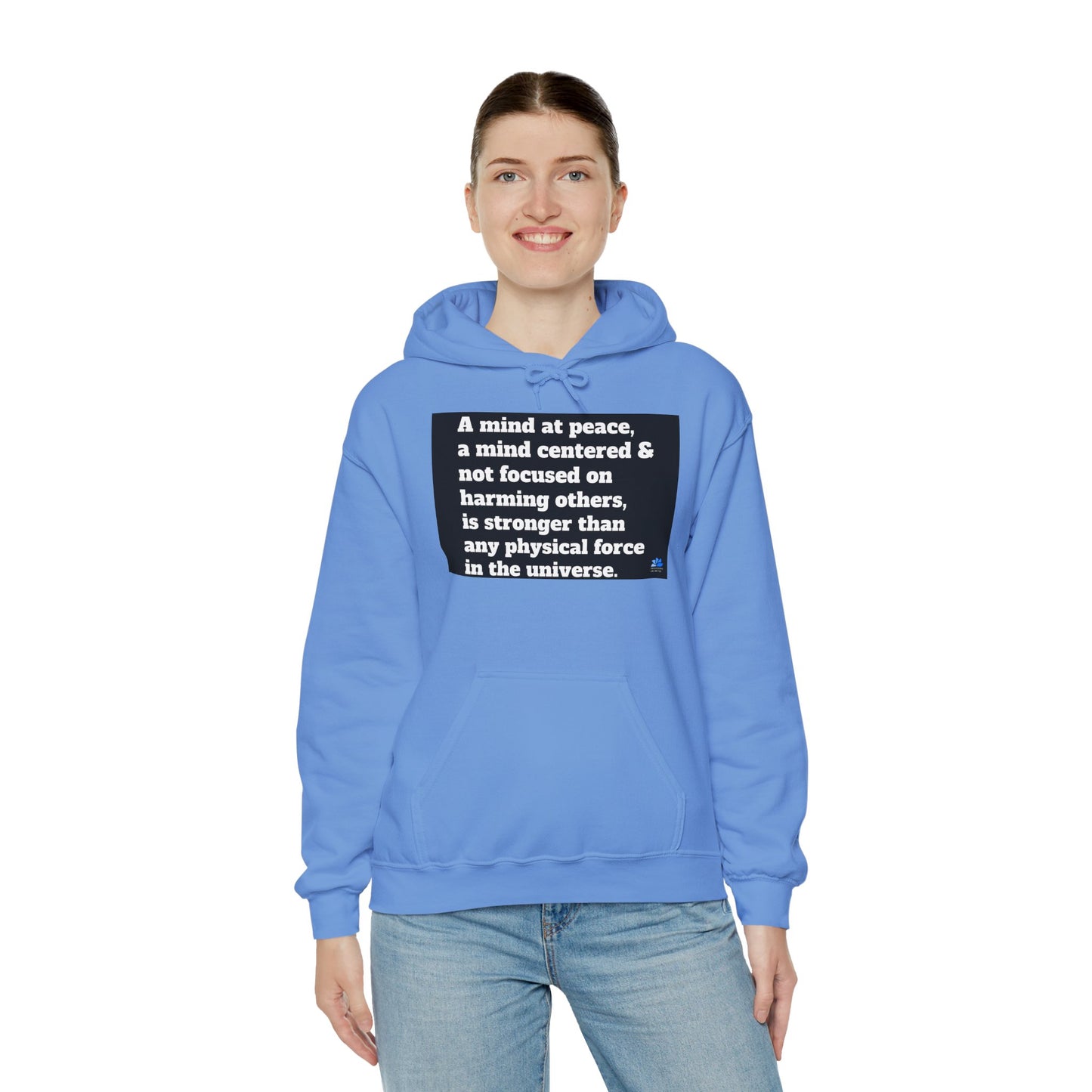 Back In Peace Sweat à capuche unisexe Heavy Blend™: Citations de Wayne Dyer