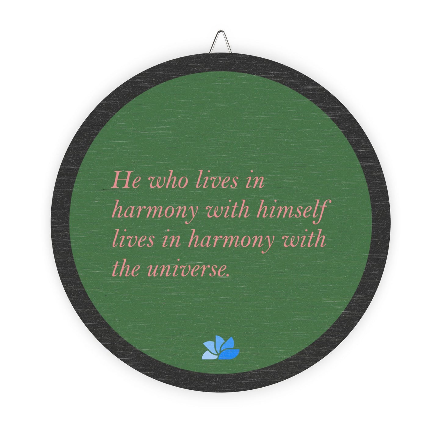 New Harmony™ Three Hanging Signs (Green): Marcus Aurelius Quotes