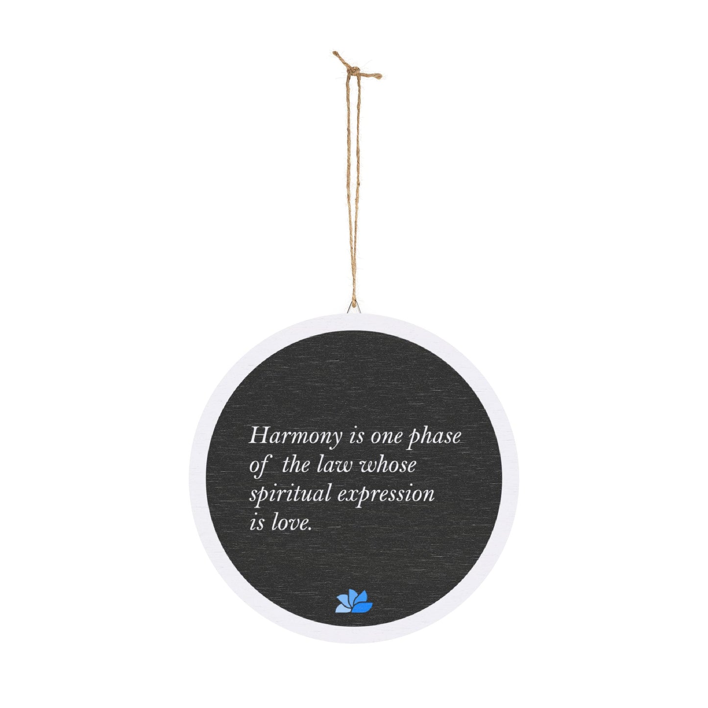 New Harmony™ Three Hanging Signs (Black): James Allen Quotes