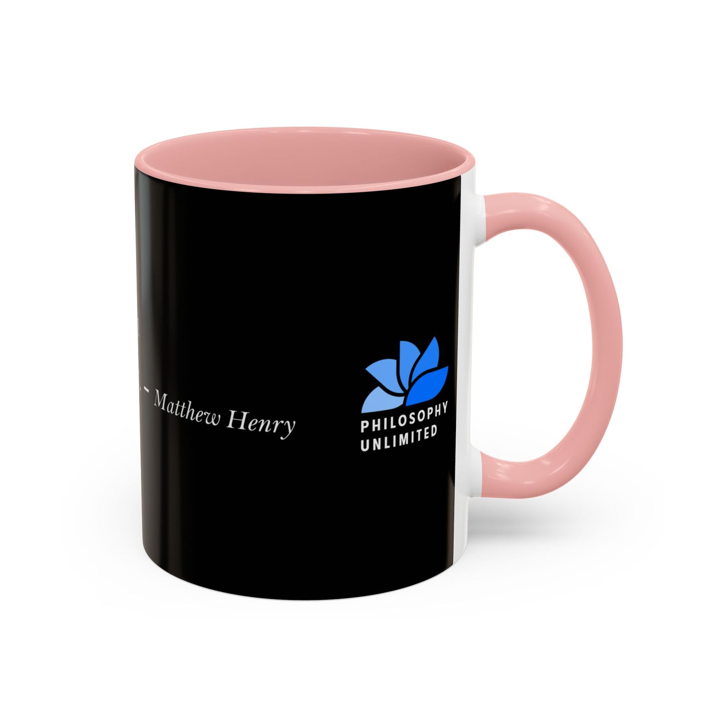 The Storm Is Over Accent™ kaffekrus 11 oz (0,33 L) / 15 oz (0,44 L) (sort tema): Matthew Henry Citater