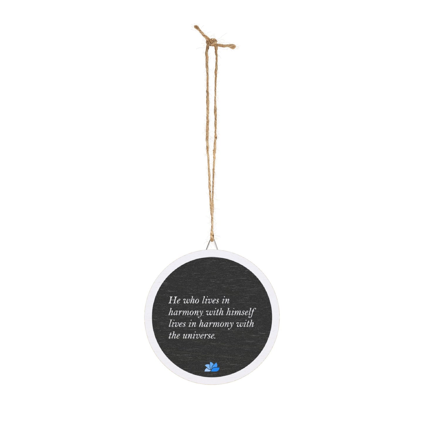 New Harmony™ Tre Hengende Skilt (Svart): Marcus Aurelius Quotes