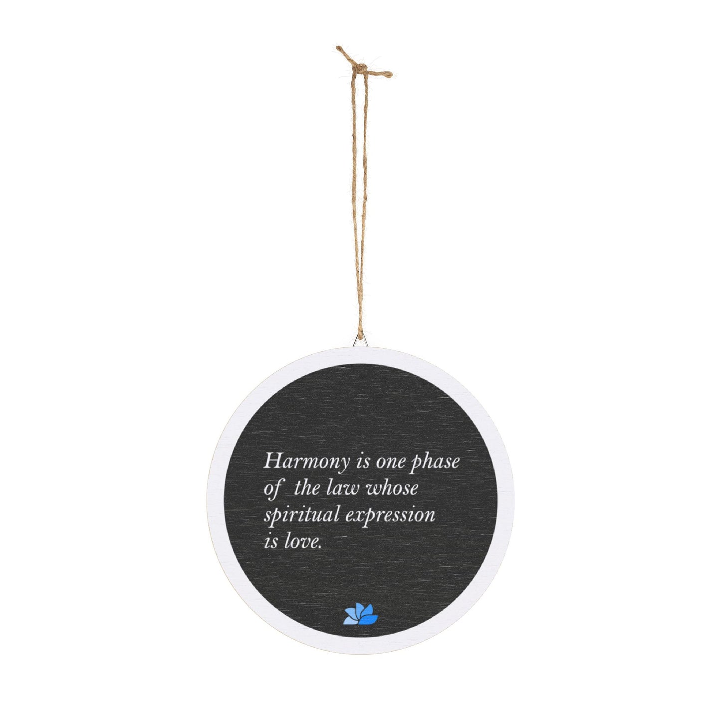 New Harmony™ Three Hanging Signs (Black): James Allen Quotes