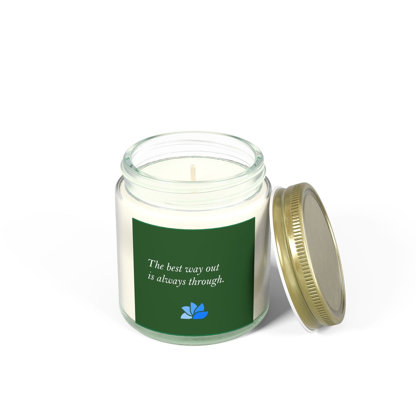 Possible Still™ Duftende Lys (4oz, 9oz) (Grønn Tema): Robert Frost Quotes
