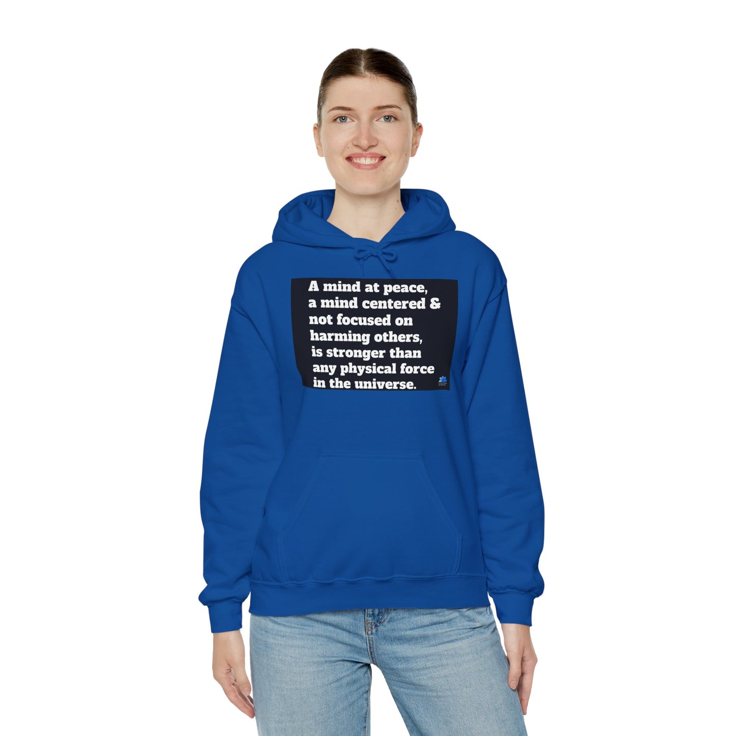 Back In Peace Sweat à capuche unisexe Heavy Blend™: Citations de Wayne Dyer