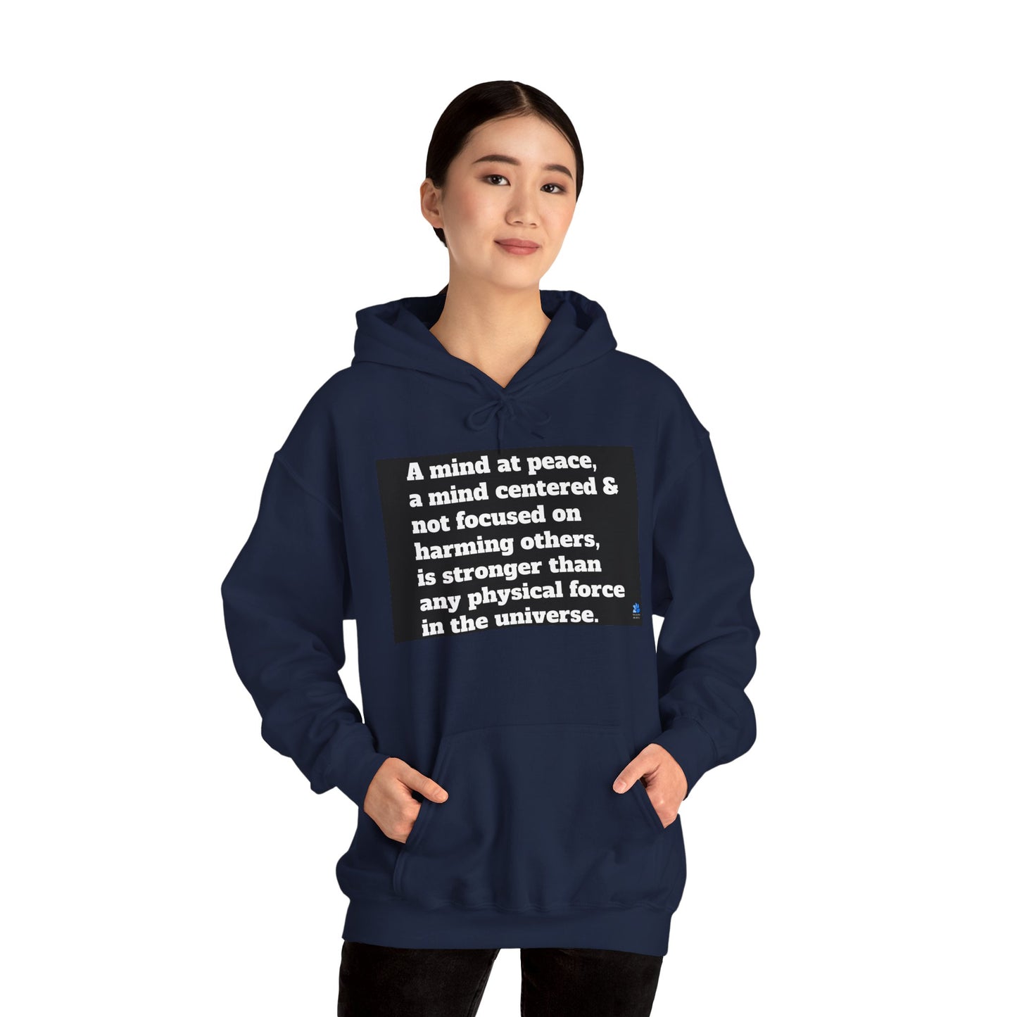 Back In Peace Sweat à capuche unisexe Heavy Blend™: Citations de Wayne Dyer