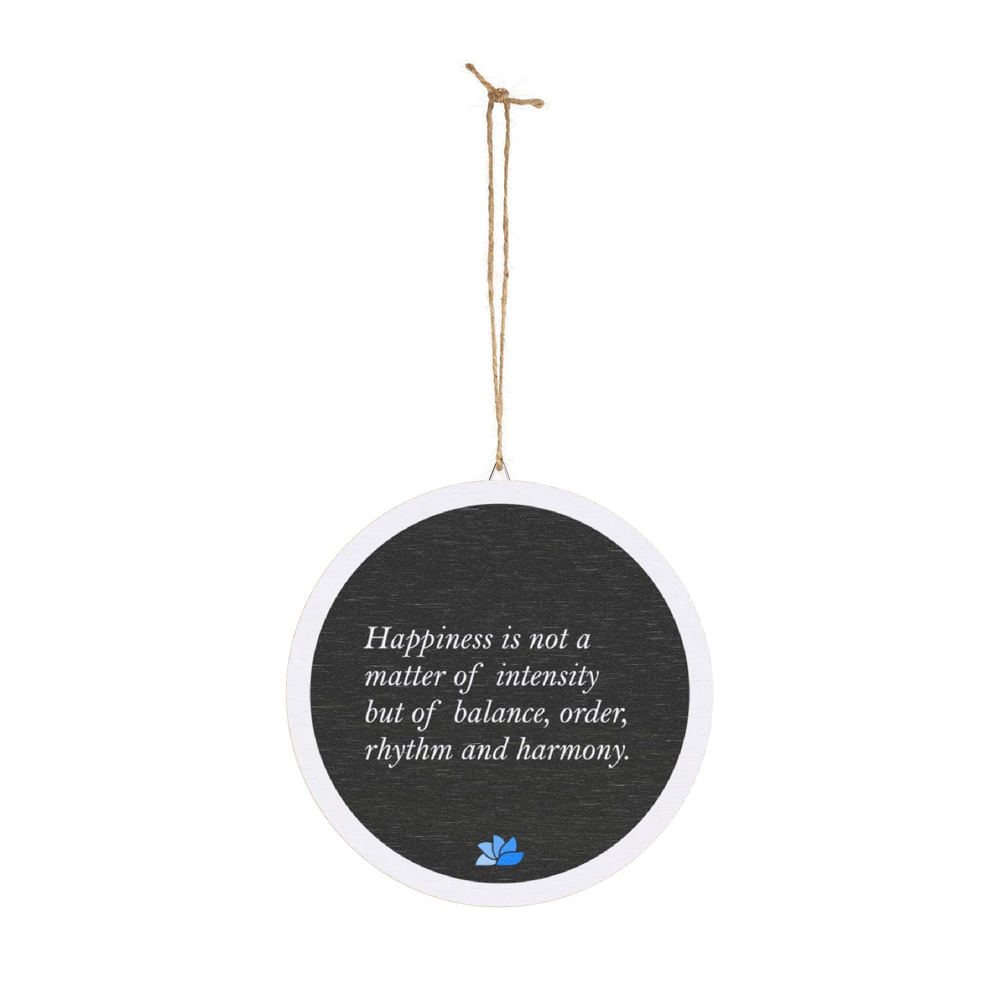 New Harmony™ Tre Hengende Skilt (Svart): Thomas Merton Quotes