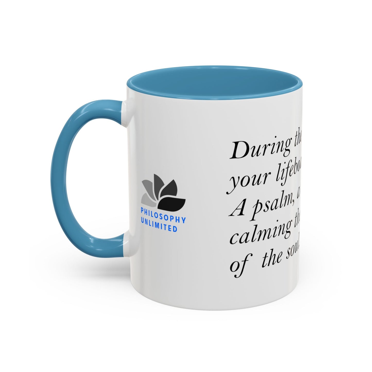 The Storm Is Over Accent™ Kaffekrus 11 oz (0,33 l) / 15 oz (0,44 l) (Hvit Tema): Roderick Evans Quotes