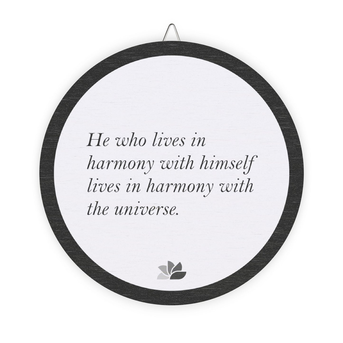 New Harmony™ Three Hanging Signs (White): Marcus Aurelius Quotes