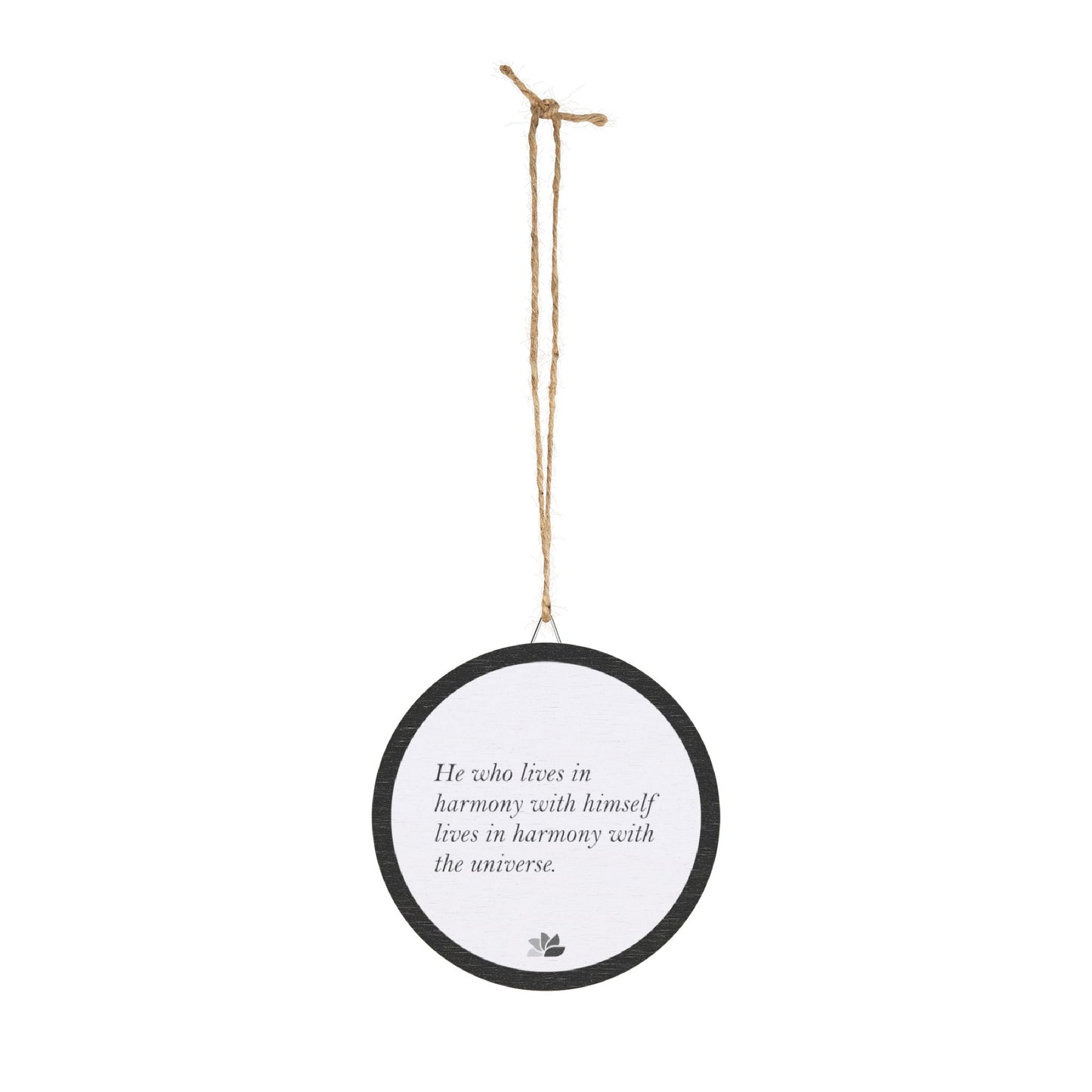 New Harmony™ Three Hanging Signs (White): Marcus Aurelius Quotes