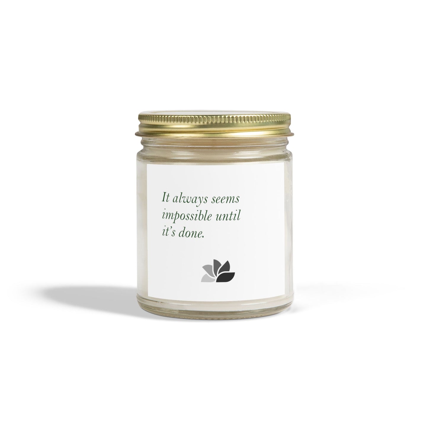 Possible Still™ Scented Candle (4oz, 9oz) (White Theme): Nelson Mandela Quotes