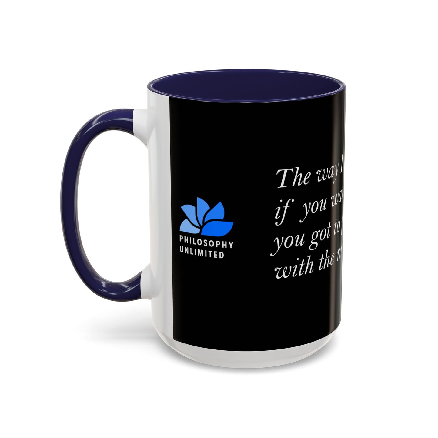 The Storm Is Over Accent™ kaffemugg 11 oz (0,33 L) / 15 oz (0,44 L) (svart tema): Dolly Parton Citat
