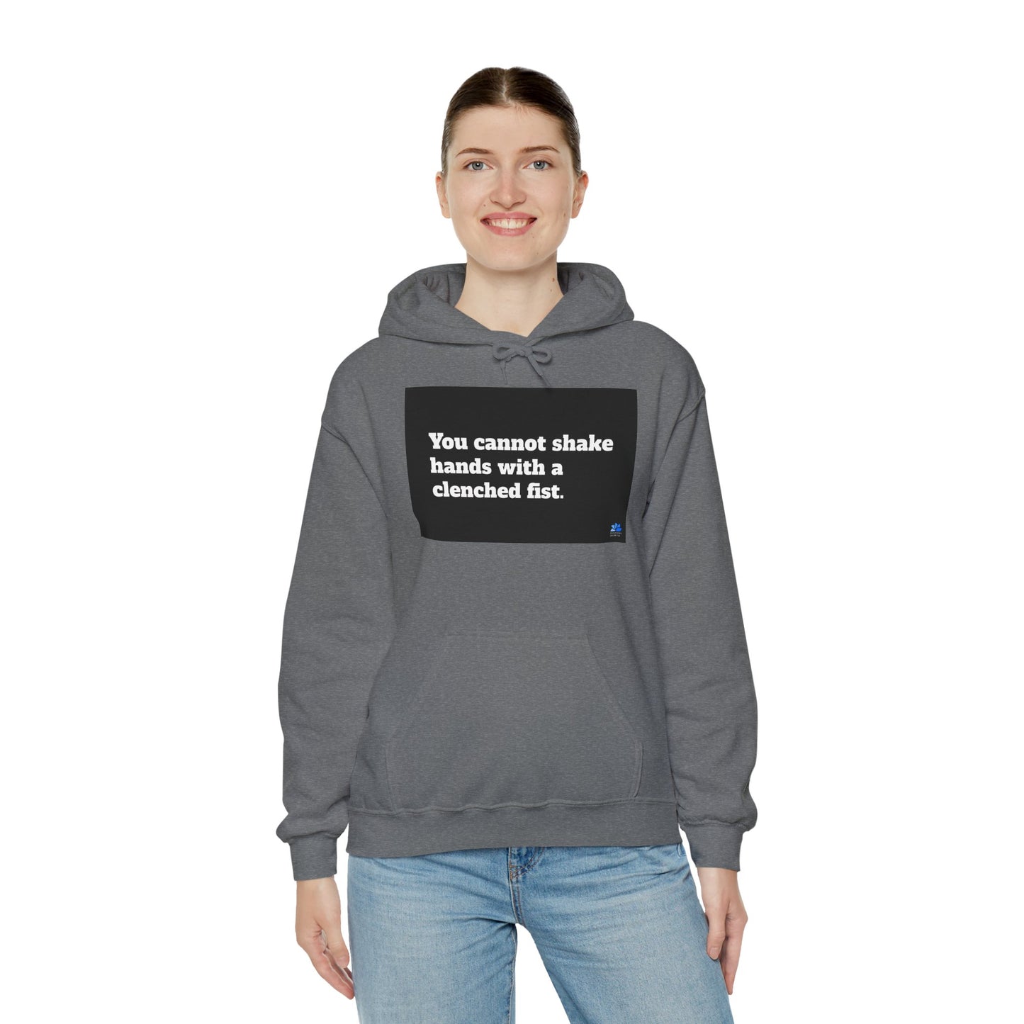 Back In Peace Unisex Heavy Blend ™ Hettegenser: Indira Gandhi Quotes