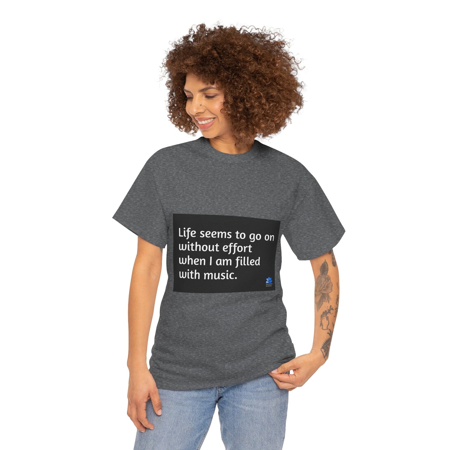 Alarm Dance Unisex ™ Heavy Cotton T-Shirt: Zitate von George Eliot