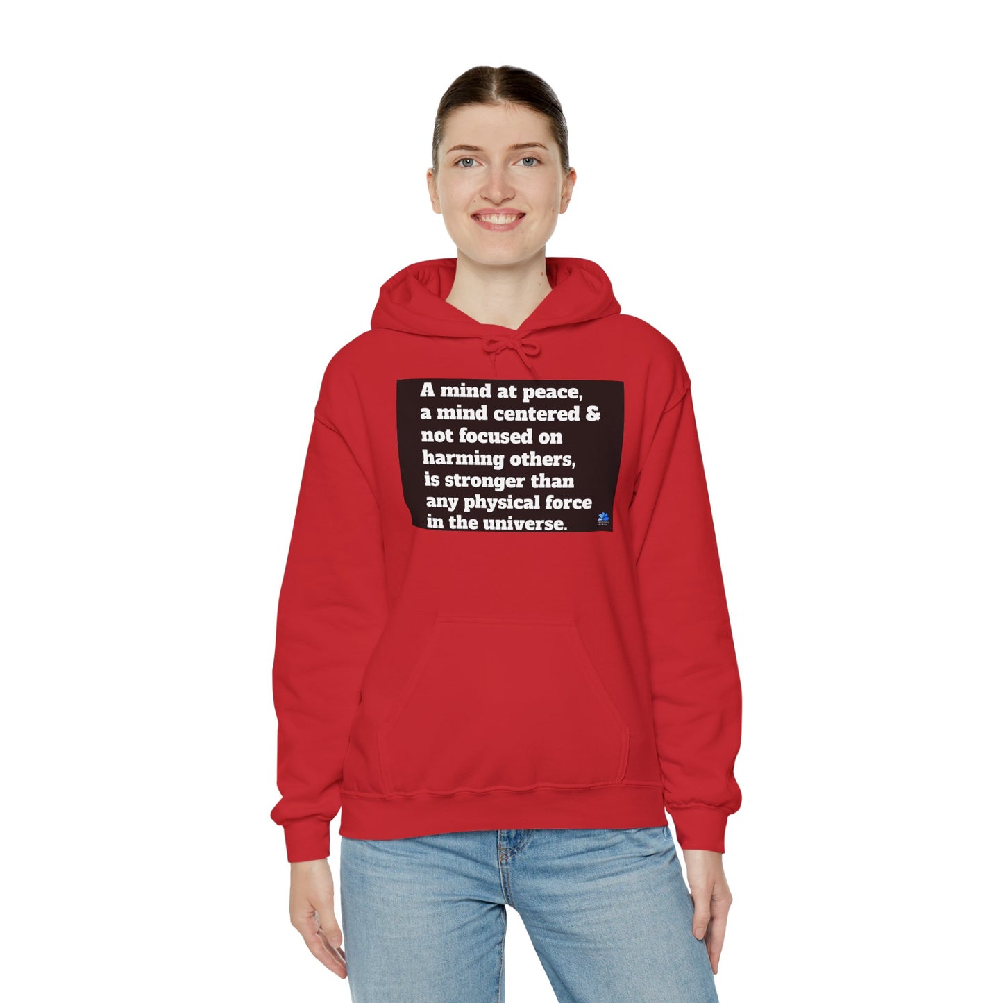 Back In Peace Sweat à capuche unisexe Heavy Blend™: Citations de Wayne Dyer