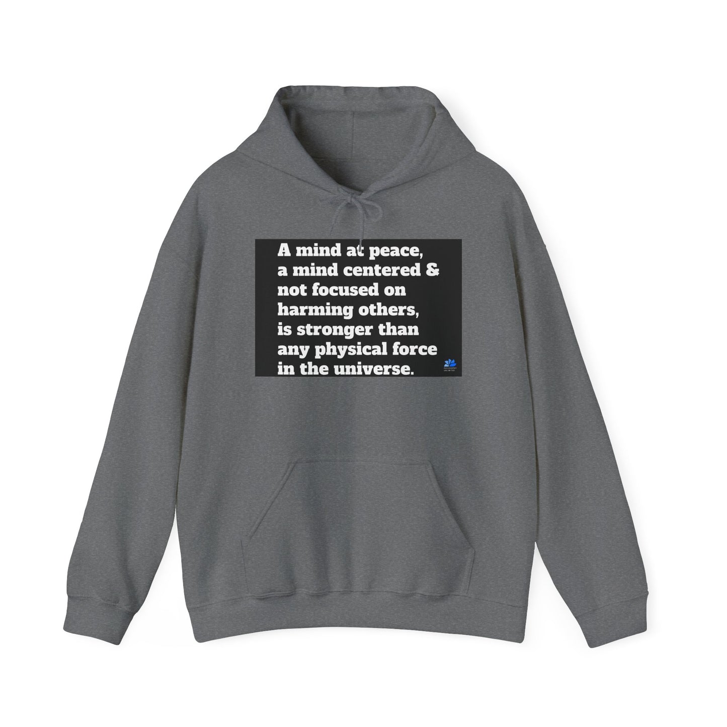 Back In Peace Sweat à capuche unisexe Heavy Blend™: Citations de Wayne Dyer