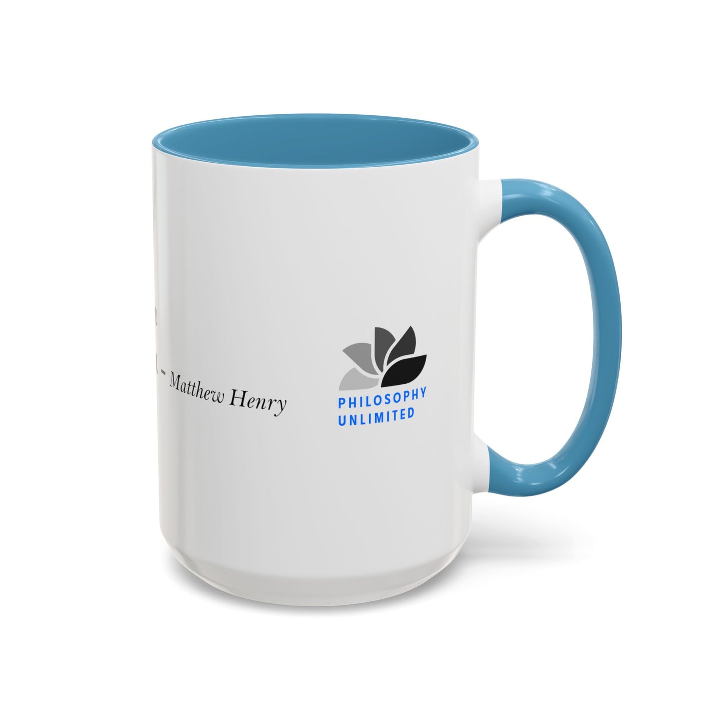 The Storm Is Over Accent™ Kaffekrus 11 oz (0,33 l) / 15 oz (0,44 l) (Hvit Tema): Matthew Henry Quotes