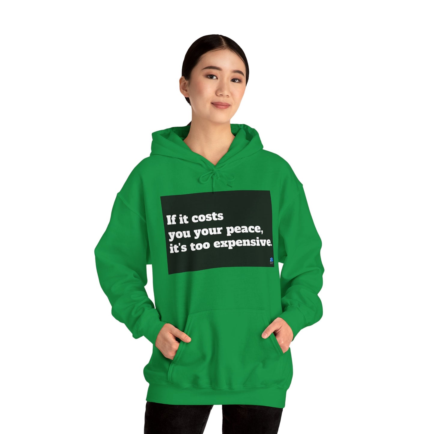 Back In Peace Unisex Heavy Blend ™ Hoodie: Paulo Coelho Quotes