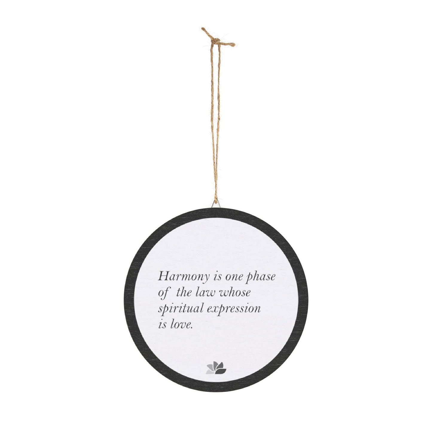 New Harmony™ Tre Hengende Skilt (Hvit): James Allen Quotes