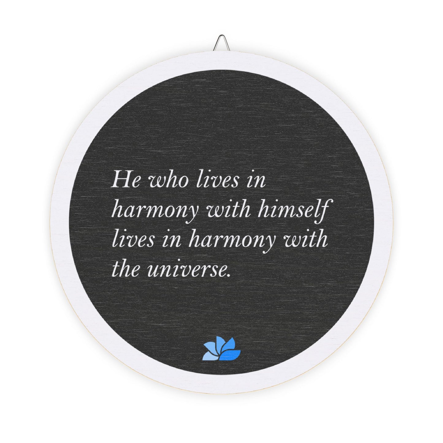 New Harmony™ Tre Hengende Skilt (Svart): Marcus Aurelius Quotes