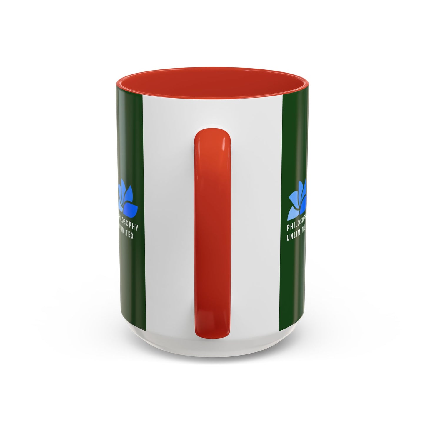 The Storm Is Over Tasse à café Accent™ 11 oz (0,33 L) / 15 oz (0,44 L) (Thème vert) : Citations de Fabien Landry