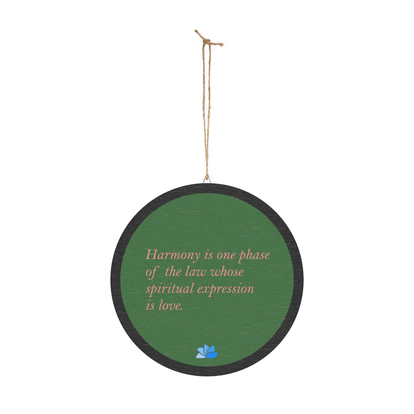 New Harmony™ Tre Hengende Skilt (Grønn): James Allen Quotes