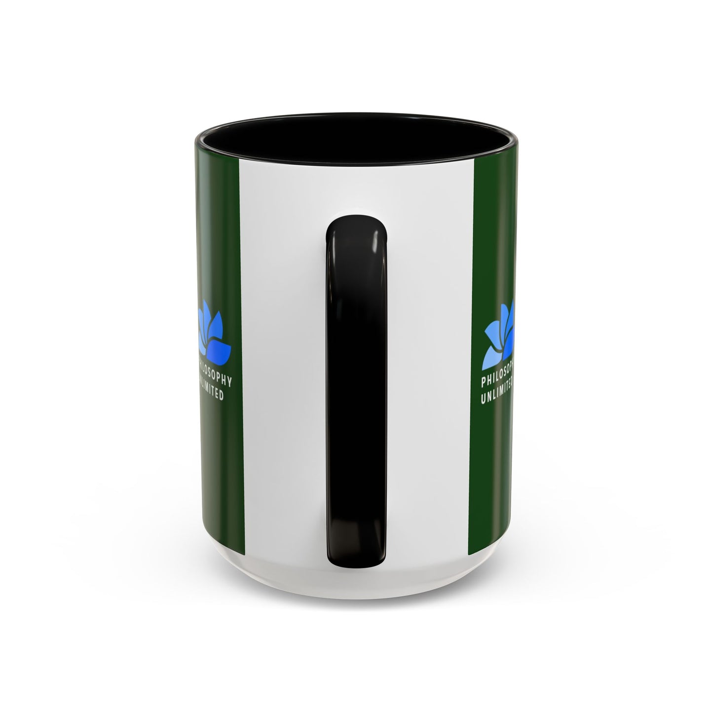The Storm Is Over Tasse à café Accent™ 11 oz (0,33 L) / 15 oz (0,44 L) (Thème vert) : Citations de Fabien Landry