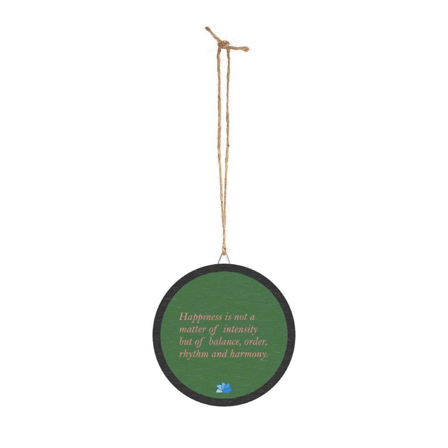 New Harmony™ Tre Hengende Skilt (Grønn): Thomas Merton Quotes