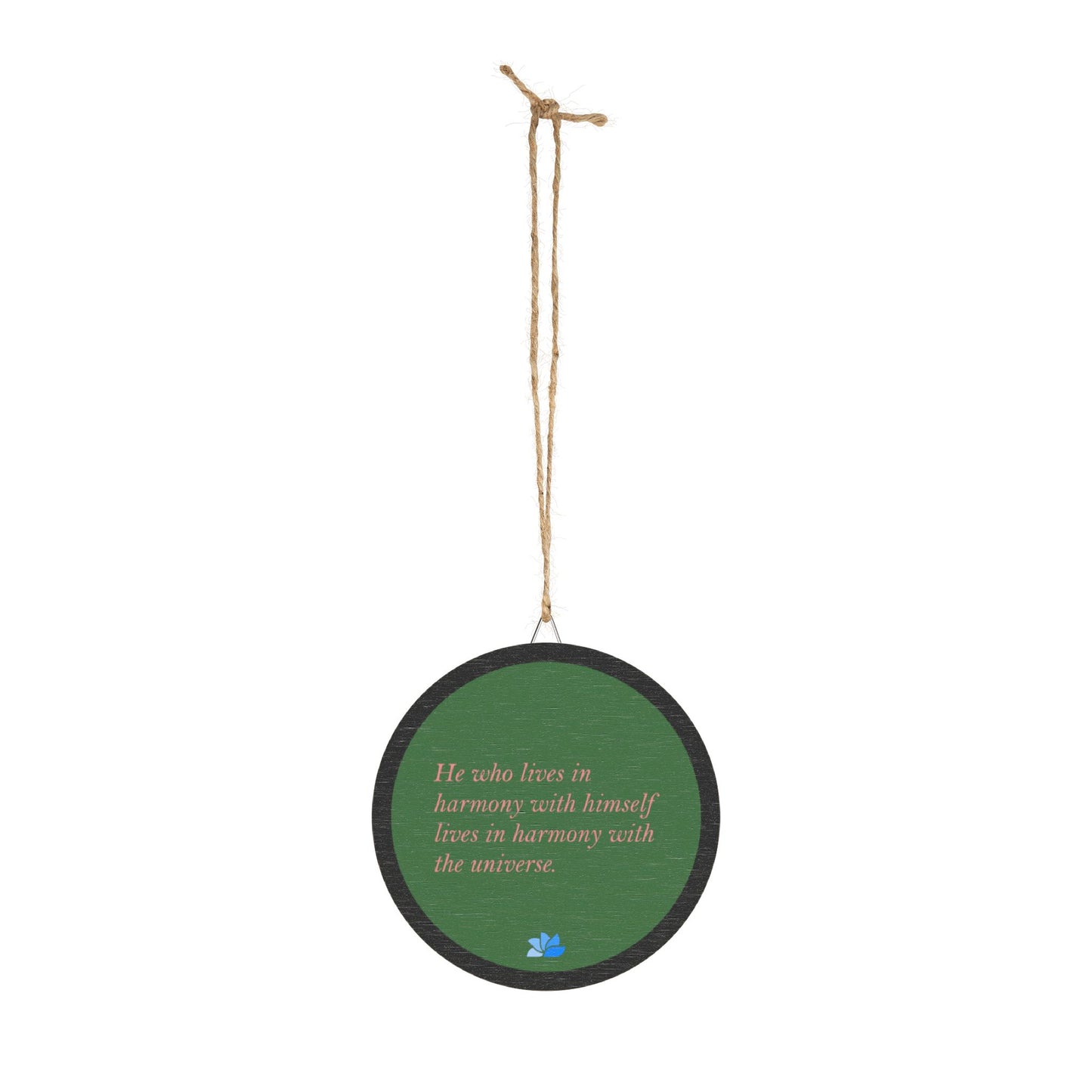 New Harmony™ Tre Hengende Skilt (Grønn): Marcus Aurelius Quotes