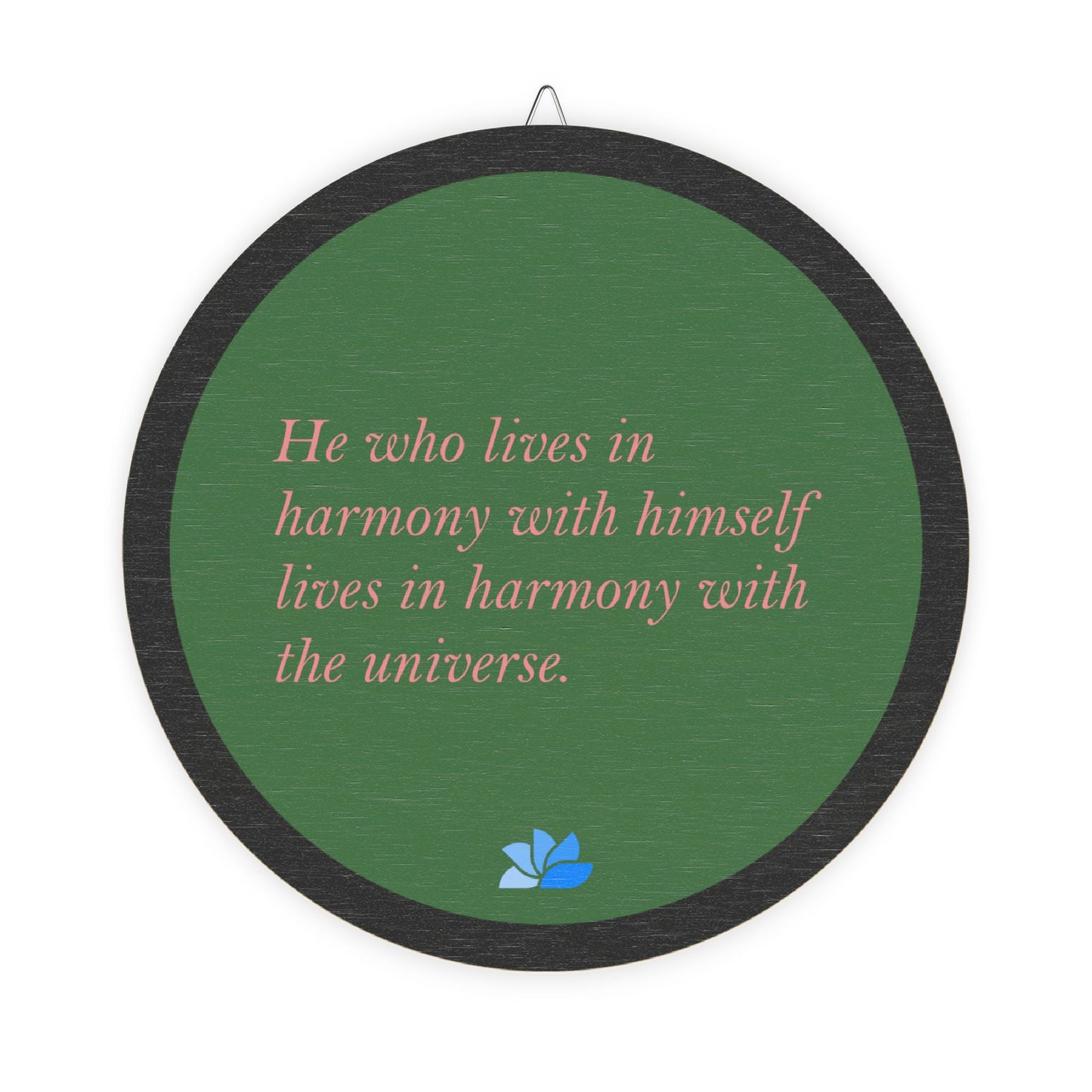 New Harmony™ Tre Hengende Skilt (Grønn): Marcus Aurelius Quotes