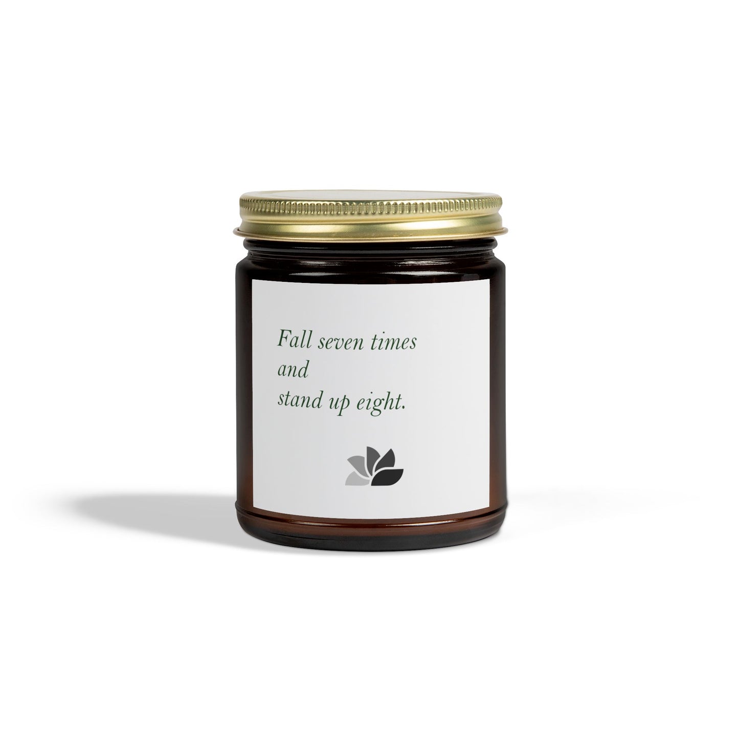 Possible Still™ duftlys (4 oz, 9 oz) (hvidt tema): japansk ordsprog Citater