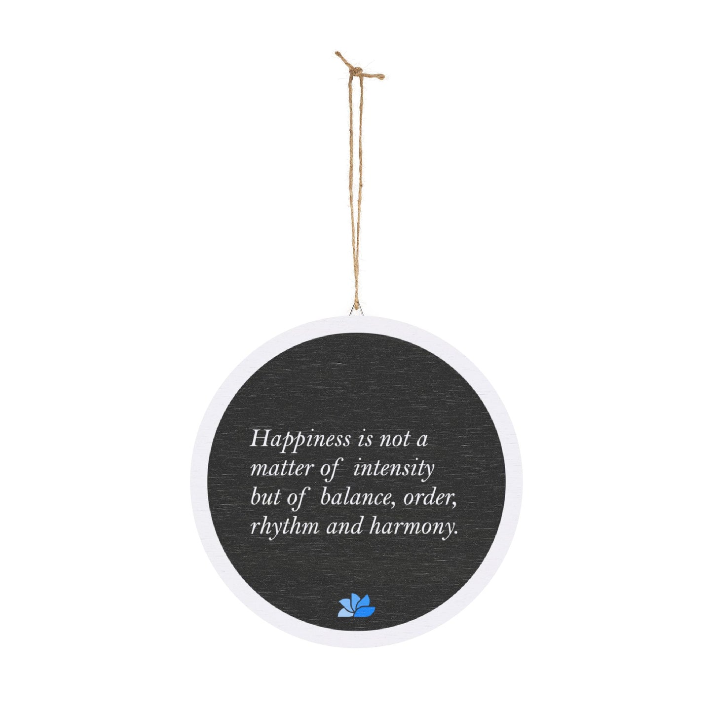 New Harmony™ Tre Hengende Skilt (Svart): Thomas Merton Quotes