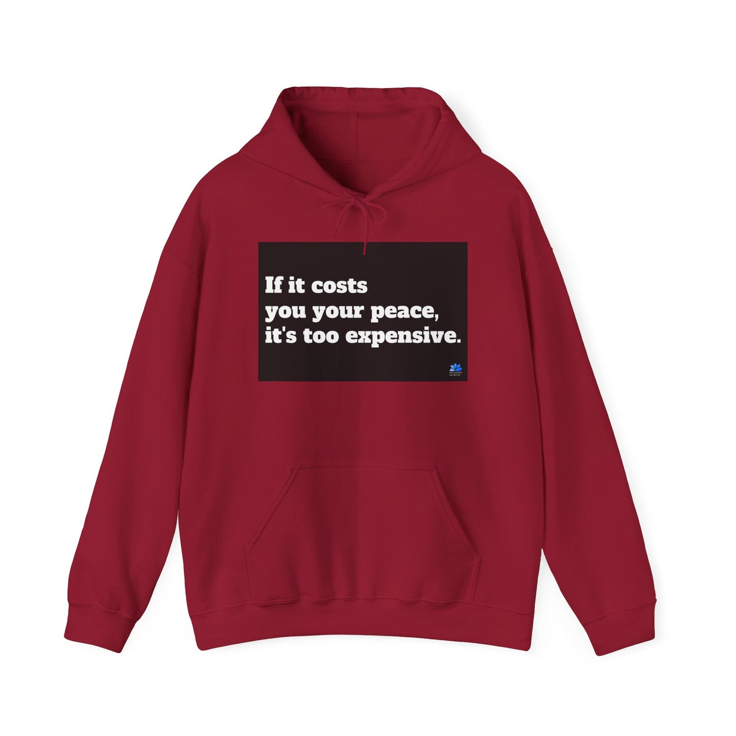 Back In Peace Unisex Heavy Blend ™ Hoodie: Paulo Coelho Quotes