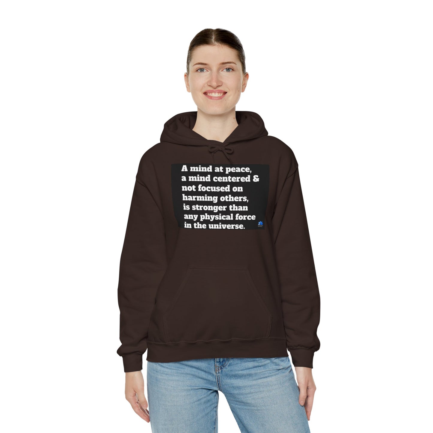 Back In Peace Sweat à capuche unisexe Heavy Blend™: Citations de Wayne Dyer