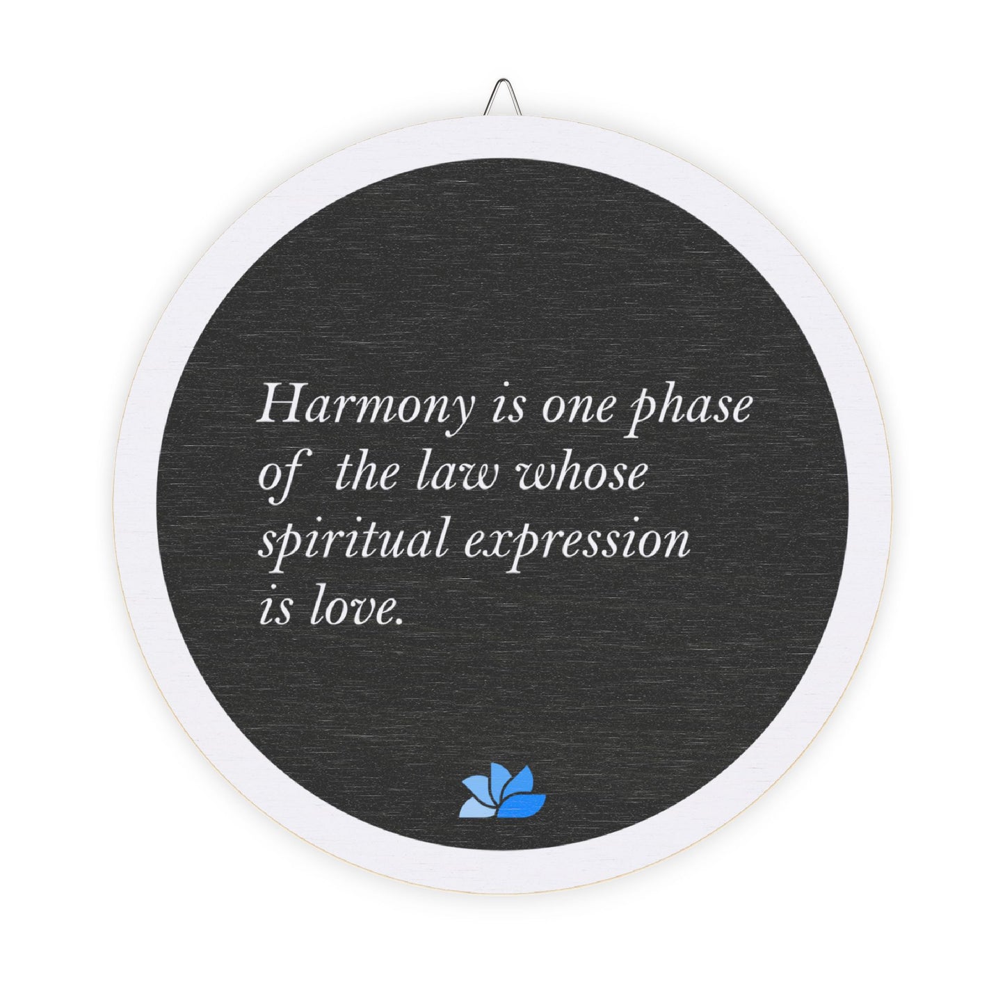 New Harmony™ Three Hanging Signs (Black): James Allen Quotes