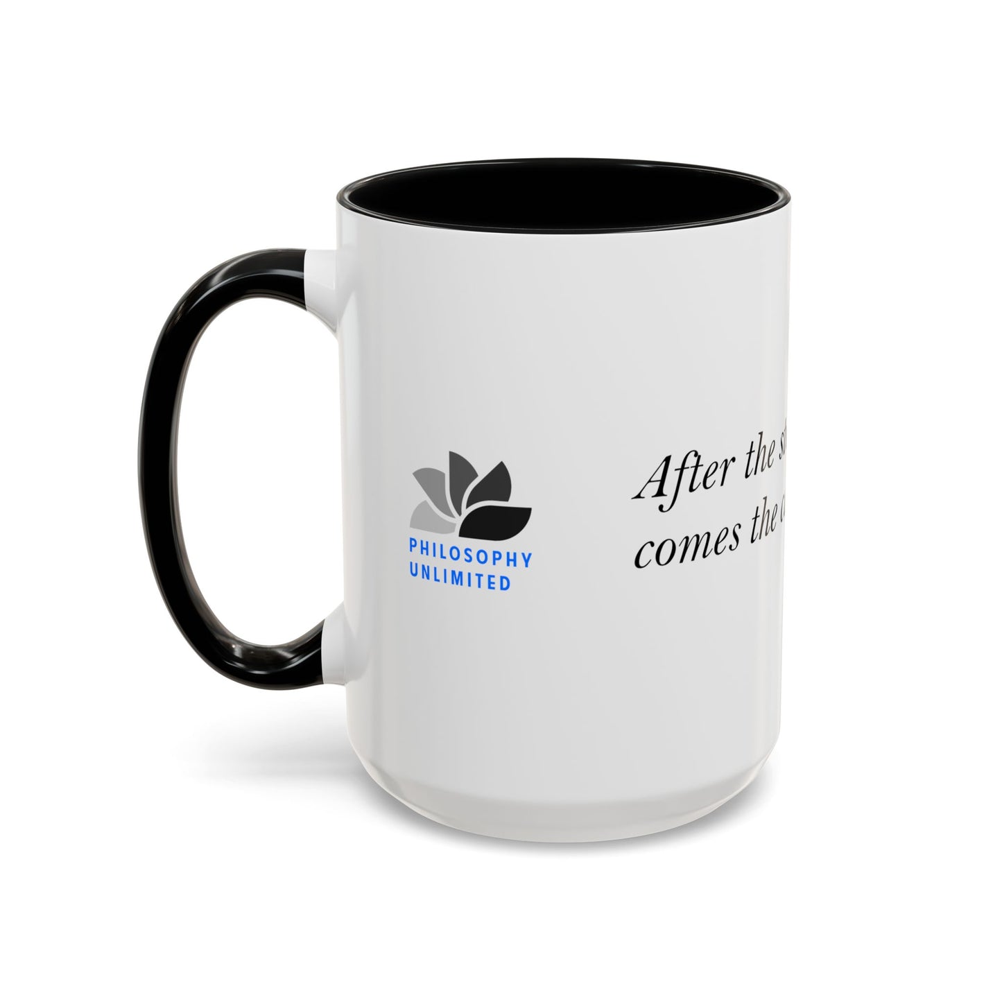 The Storm Is Over Accent™ kaffemugg 11 oz (0,33 L) / 15 oz (0,44 L) (vitt tema): Matthew Henry Quotes