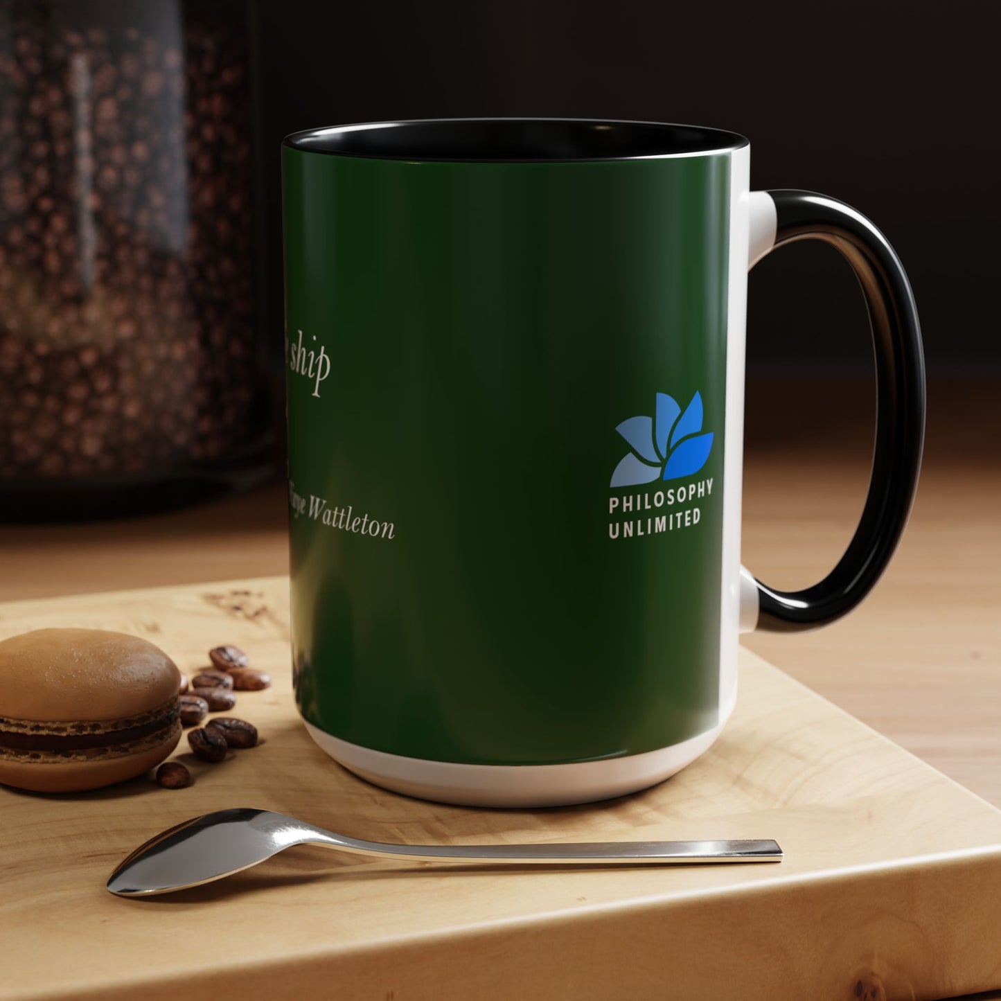 The Storm Is Over Accent™ Kaffekrus 11 oz (0,33 l) / 15 oz (0,44 l) (Grønn Tema): Faye Wattleton Quotes