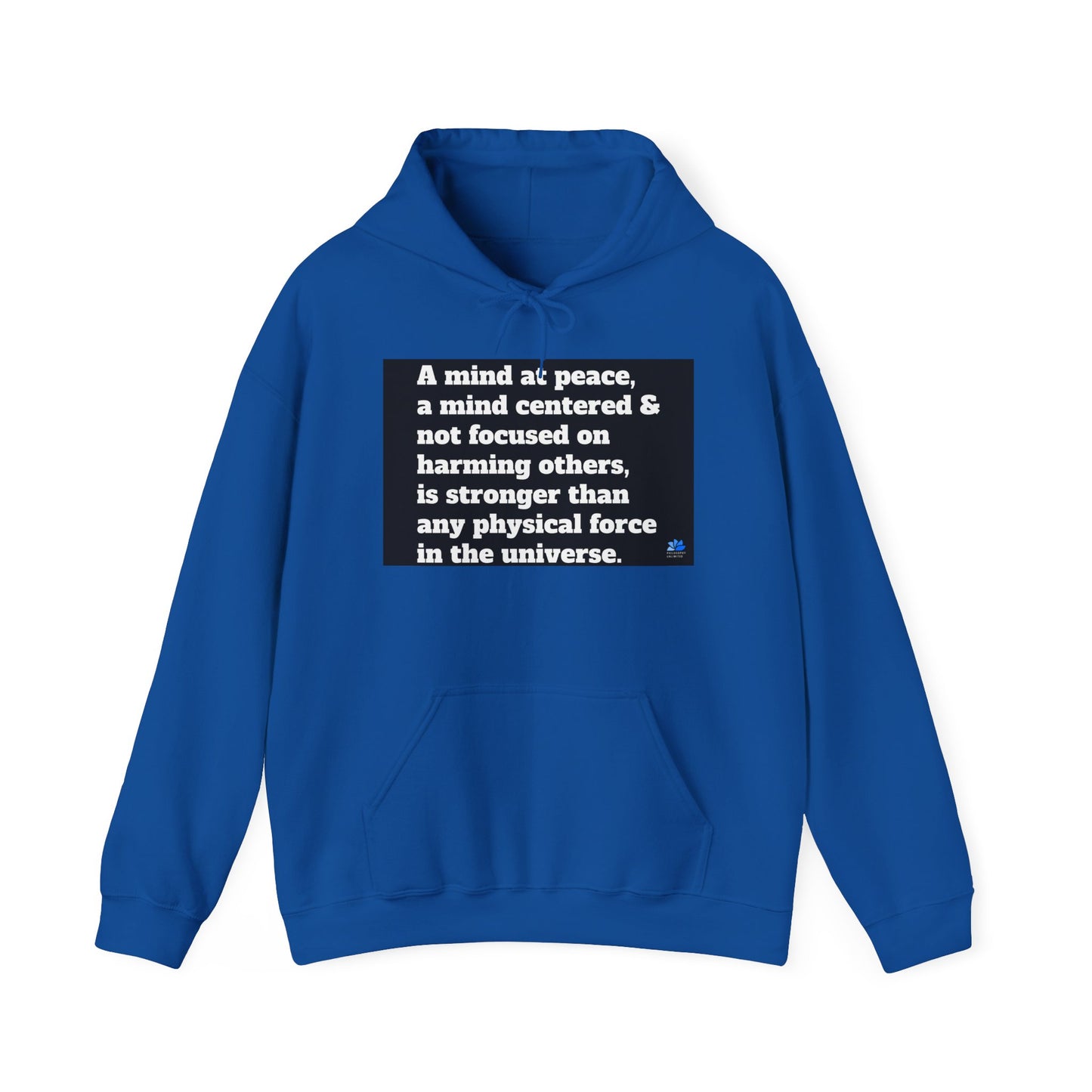 Back In Peace Sweat à capuche unisexe Heavy Blend™: Citations de Wayne Dyer