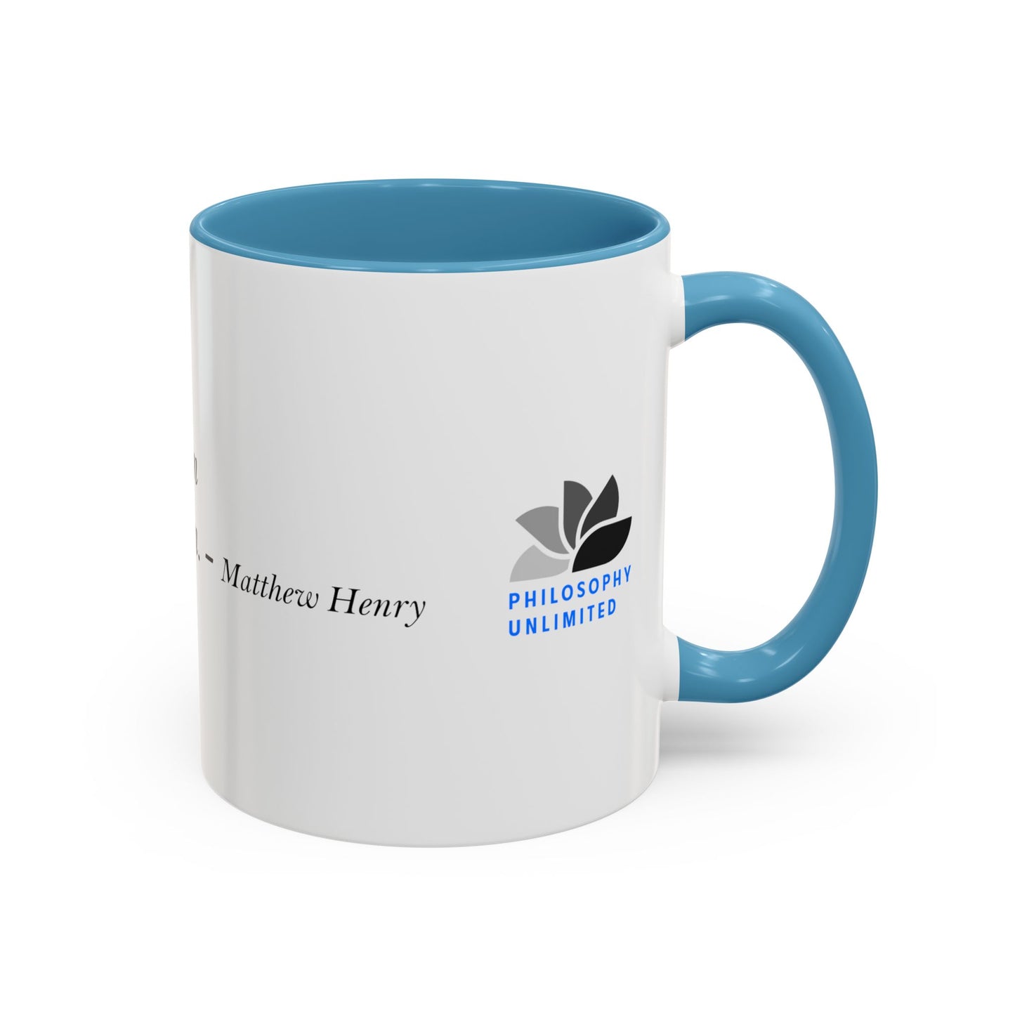 The Storm Is Over Accent™ Kaffekrus 11 oz (0,33 l) / 15 oz (0,44 l) (Hvit Tema): Matthew Henry Quotes