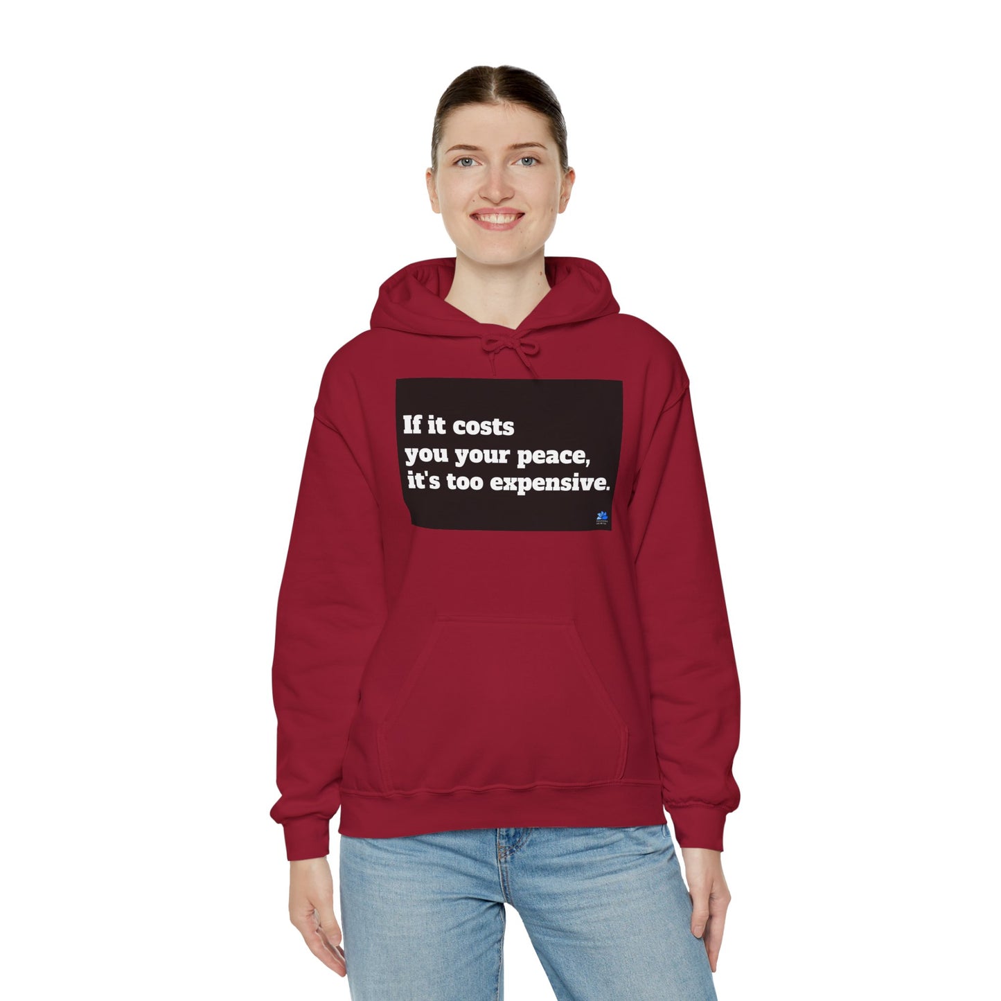 Back In Peace Unisex Heavy Blend ™ Hoodie: Paulo Coelho Quotes