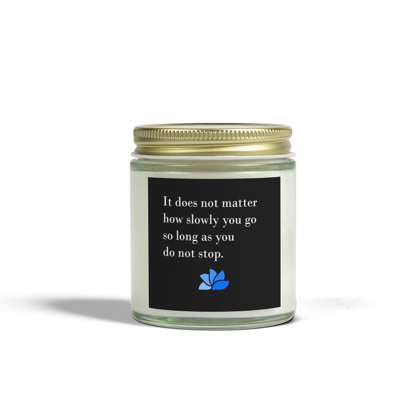 Possible Still™ Duftende Lys (4oz, 9oz) (Svart Tema): Confucius Quotes