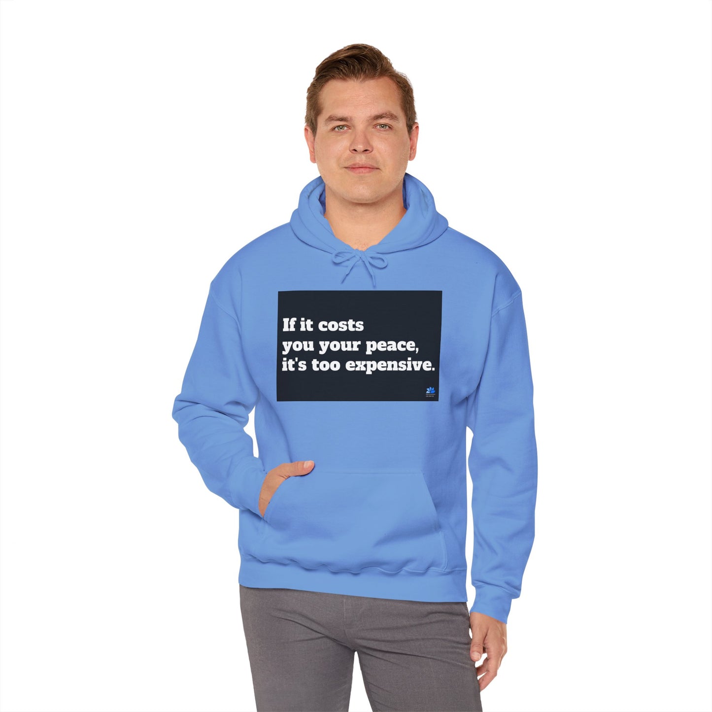 Back In Peace Unisex Heavy Blend ™ Hoodie: Paulo Coelho Quotes