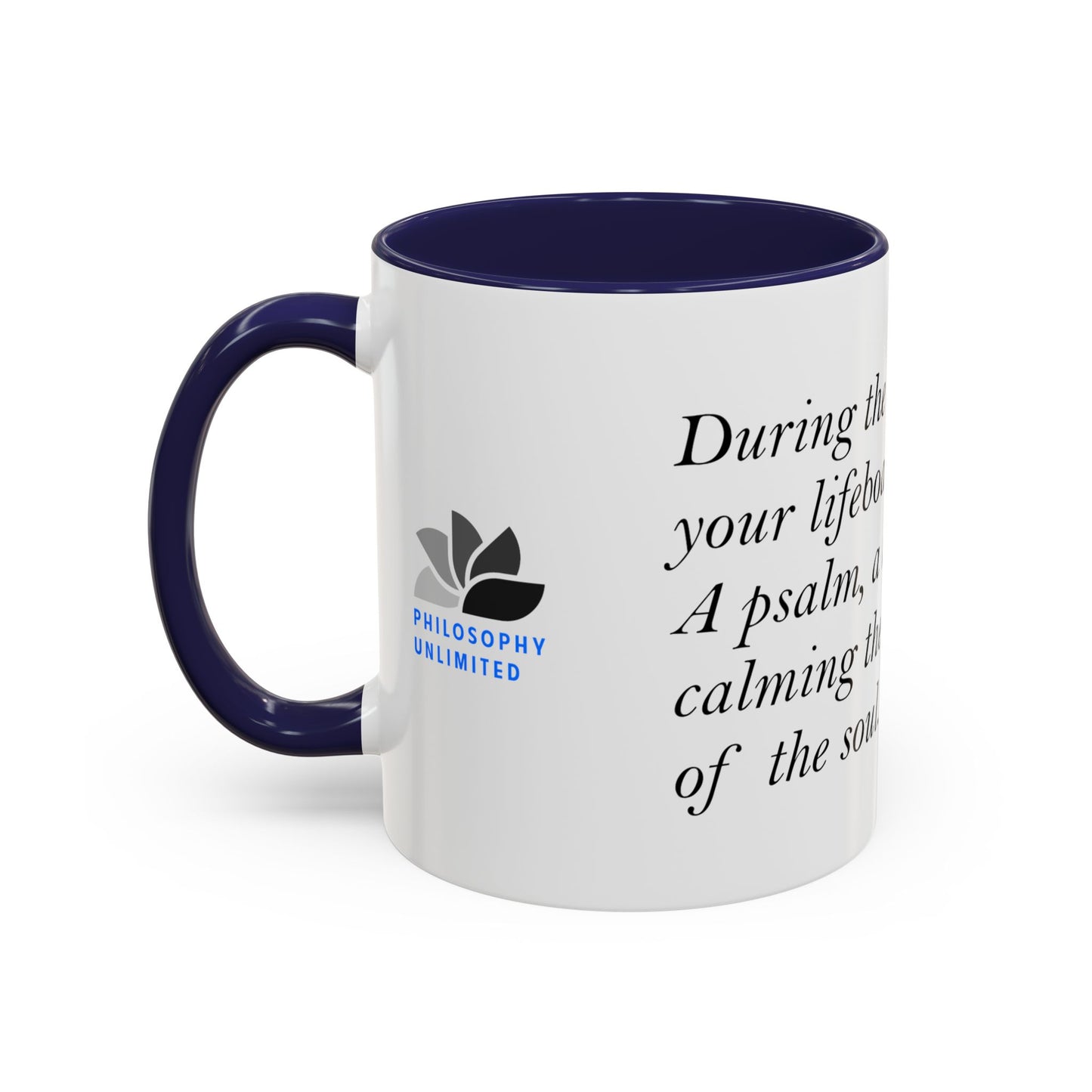 The Storm Is Over Accent™ Kaffekrus 11 oz (0,33 l) / 15 oz (0,44 l) (Hvit Tema): Roderick Evans Quotes