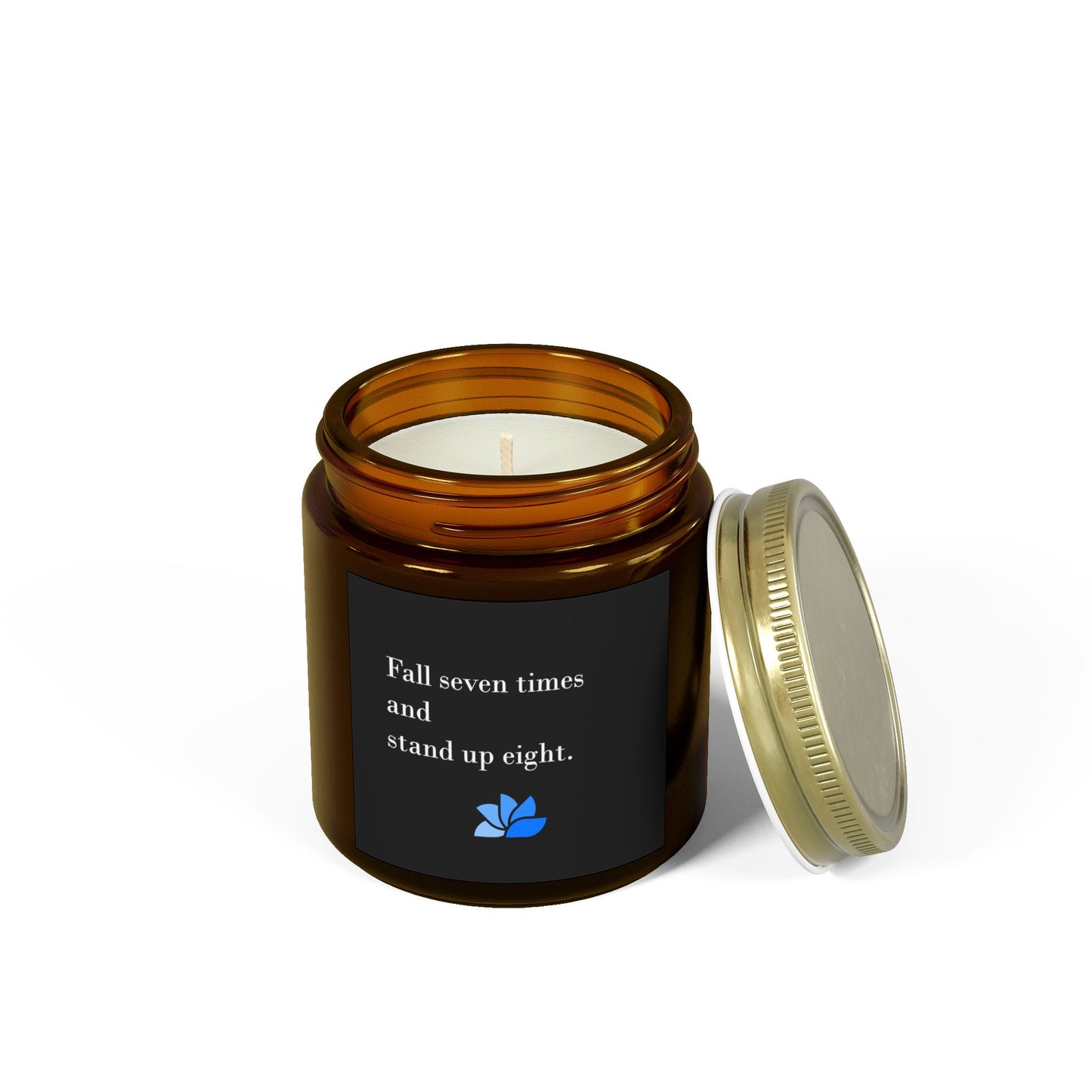 Possible Still™ Duftende Lys (4oz, 9oz) (Svart Tema): Japanese proverb Quotes