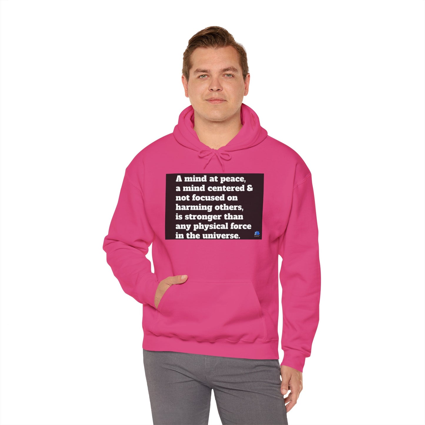 Back In Peace Sweat à capuche unisexe Heavy Blend™: Citations de Wayne Dyer