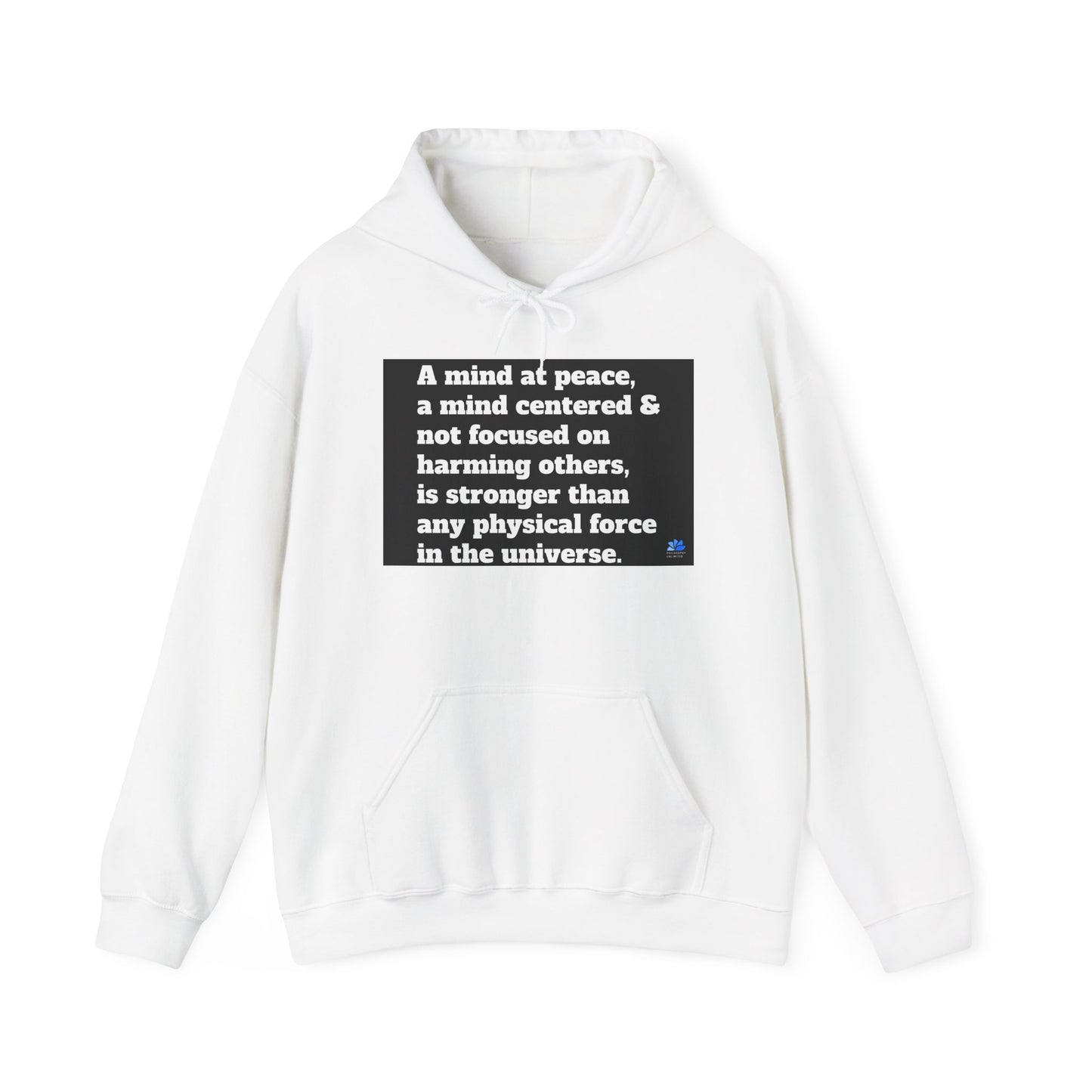 Back In Peace Sweat à capuche unisexe Heavy Blend™: Citations de Wayne Dyer