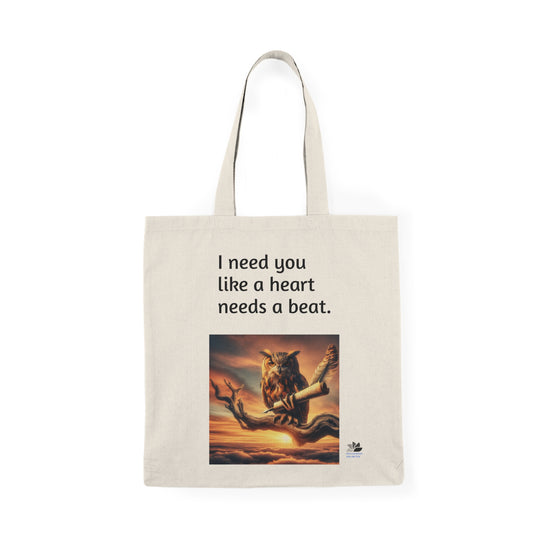 Found Love Again Philosophy Owl One™ Naturlig tøyveske: One Republic Quotes