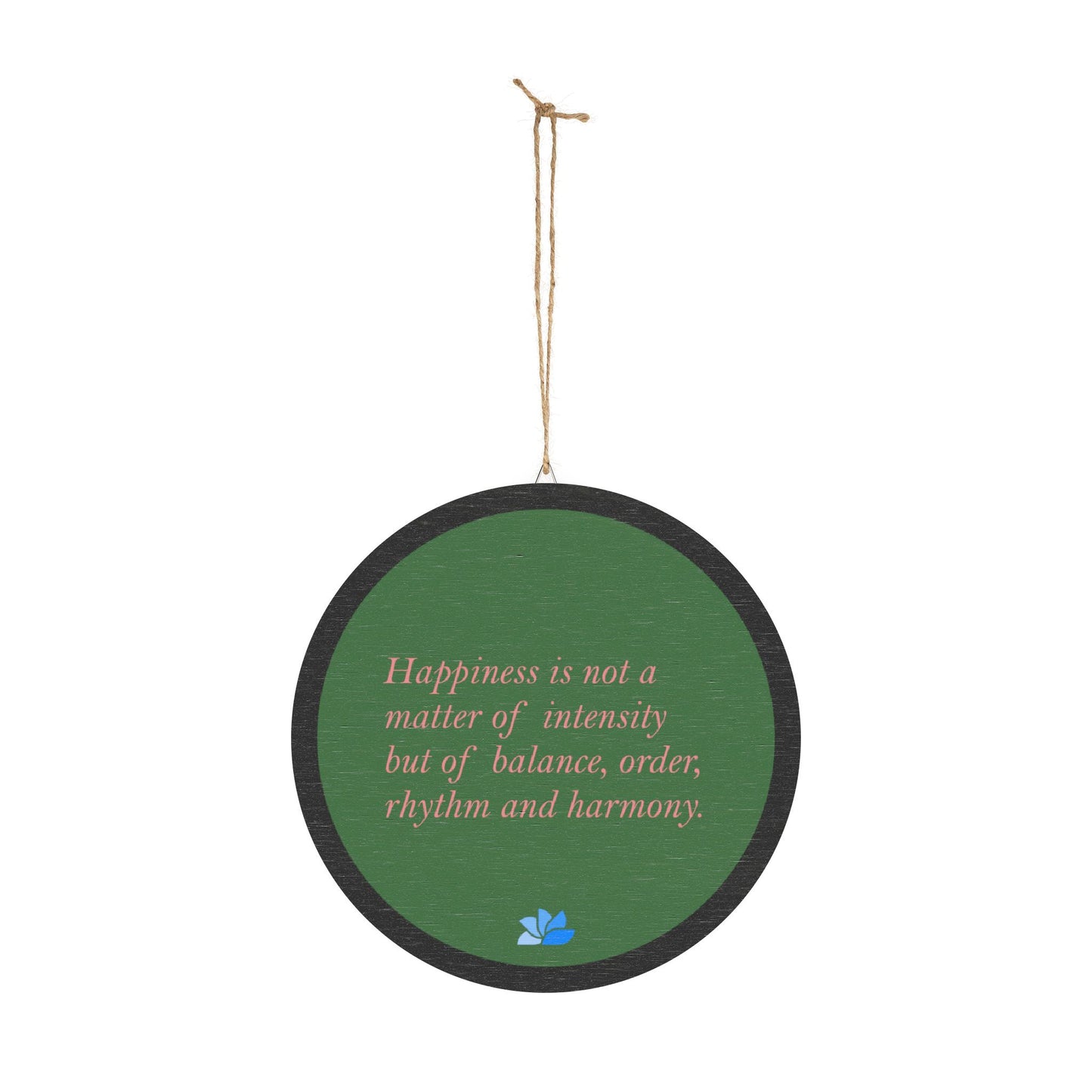 New Harmony™ Tre Hengende Skilt (Grønn): Thomas Merton Quotes
