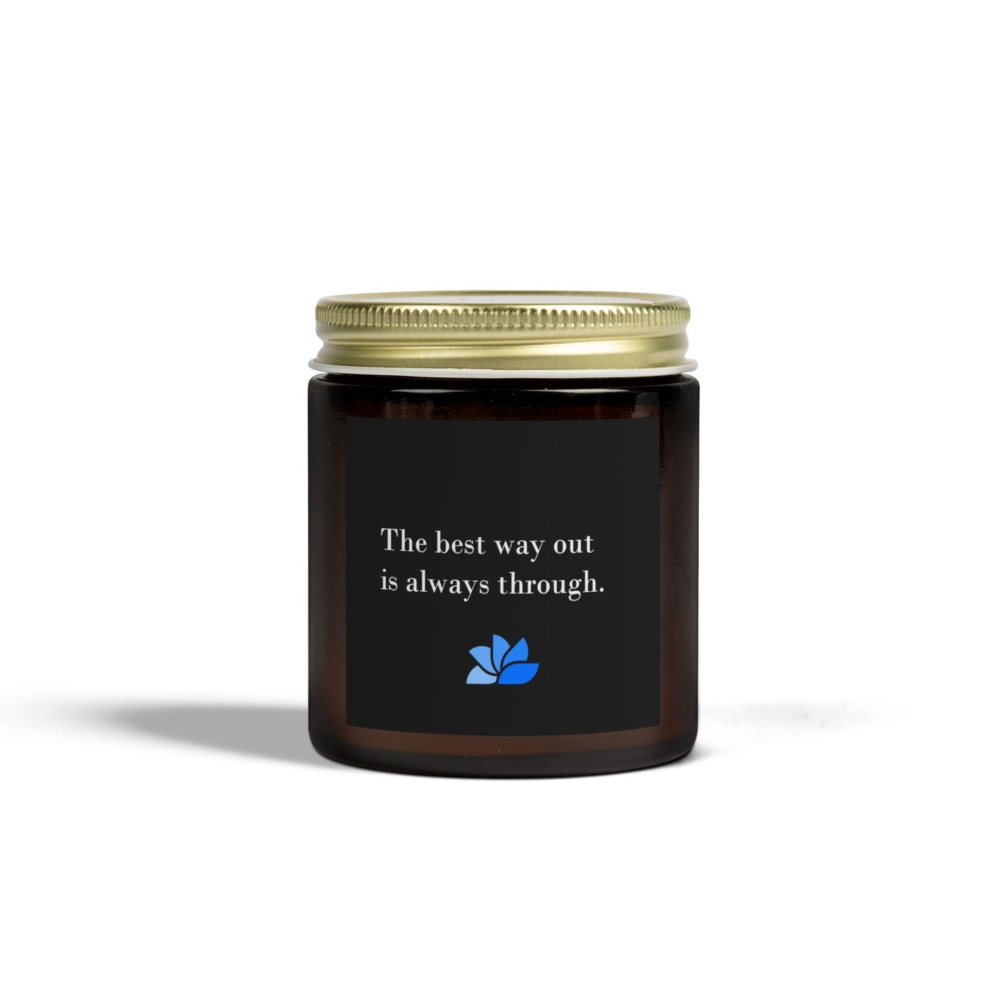 Possible Still™ doftljus (4 oz, 9 oz) (svart tema): Robert Frost-citat