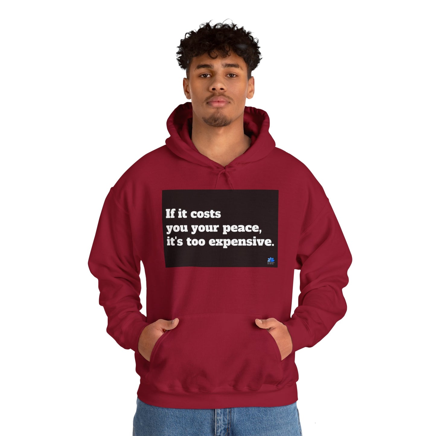 Back In Peace Unisex Heavy Blend ™ Hoodie: Paulo Coelho Quotes